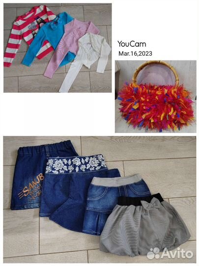 Вещи на девочку пакетом 110 116