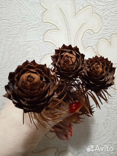 Шишки для изготовления новогодних венков