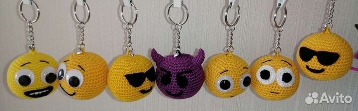 Брелочки смайлики