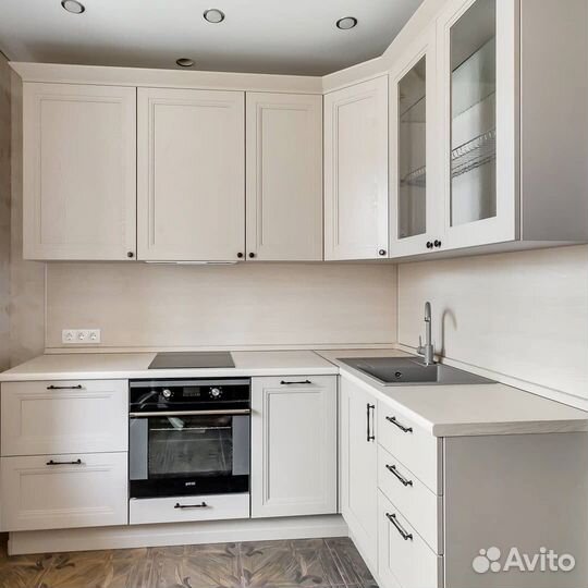 Кухня угловая из массива