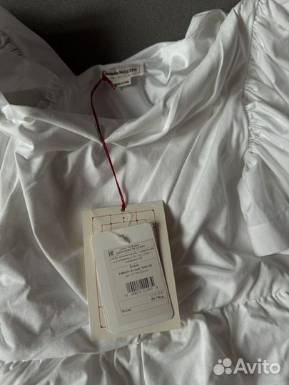 Alexander mcqueen футболка блуза