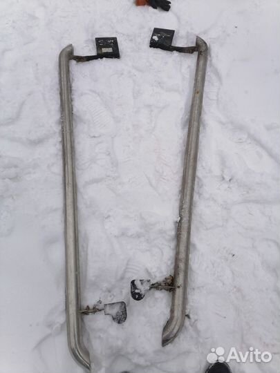 Подножки пороги на renault duster