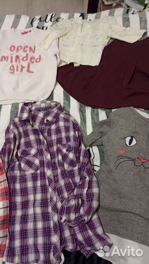 Вещи пакетом на девочку 140-146