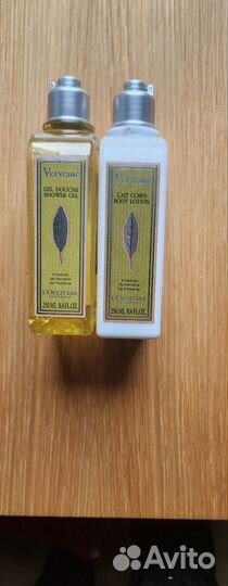 L'Occitane rose, lavender, verbena, almond oil