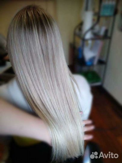 Окрашивание волос в блонд
