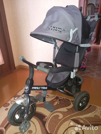 Детский велосипед с ручкой бу