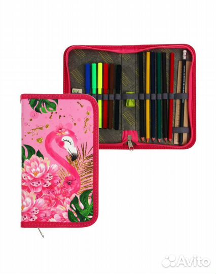 Набор канцелярии потрясающий фламинго