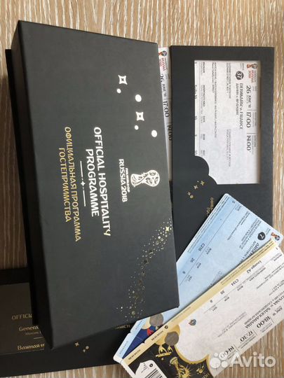 Билеты с Чемпиона мира по футболу 2018 - с финала