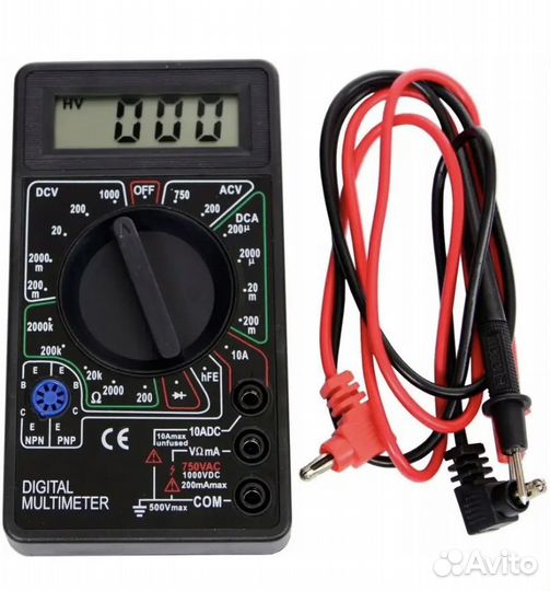 Мультиметр новый цифровой