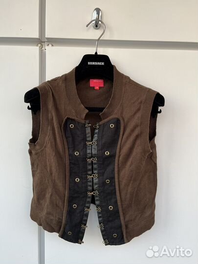 Топ в жокейском стиле трикотаж в стиле YSL Jolanta