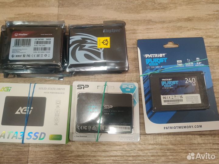 Ssd диски новые в ассортименте от 120gb до 1tb