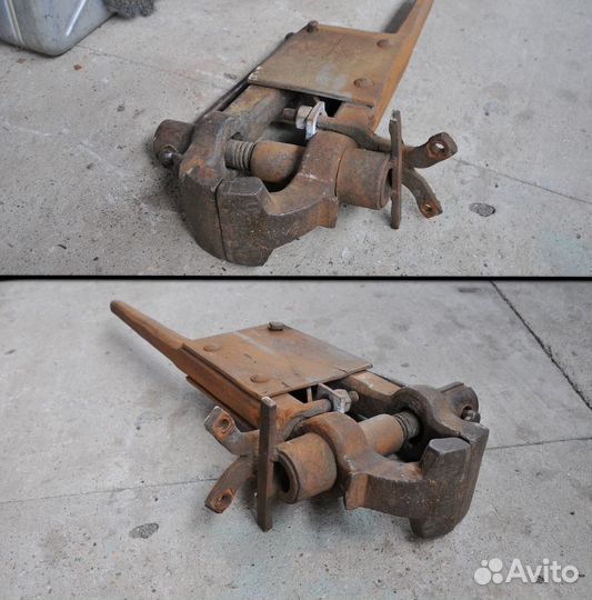 Старинные тиски стуловые кузнечные нож бакелит сн