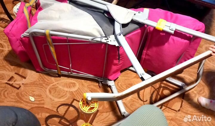 Санки коляска на колесах