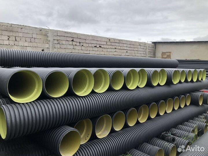 Трубы для канализации/гофрированные