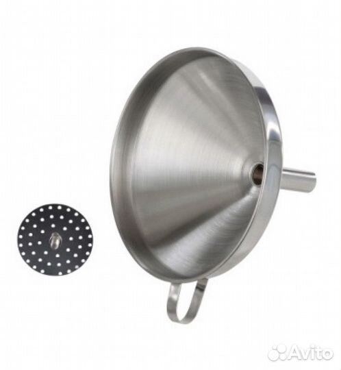 Воронка нержавеющая С фильтром