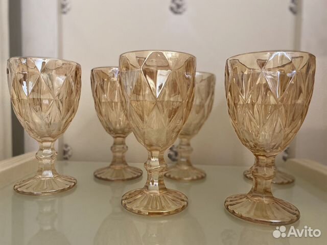 Фужеры рюмки набор хрусталь новый
