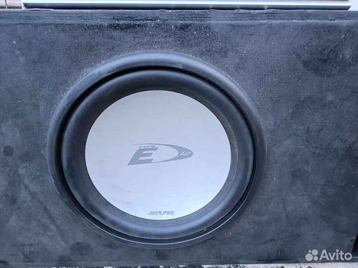 Сабвуфер alpine 12 и усилитель 4х канальный