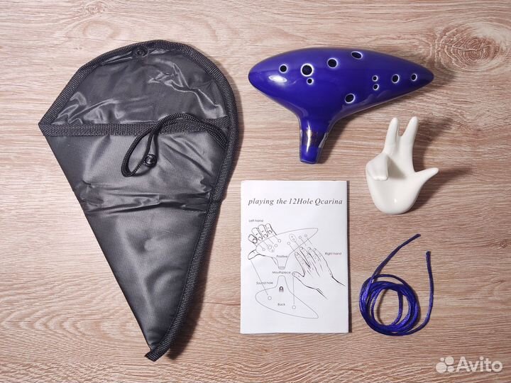 Окарина 12 нот + аксессуары