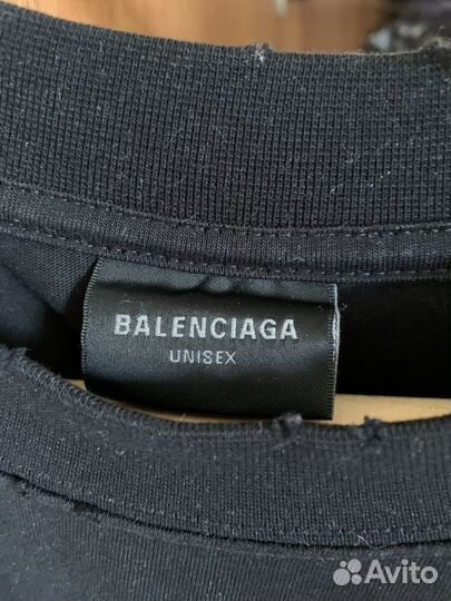 Balenciaga paris moon лонгслив