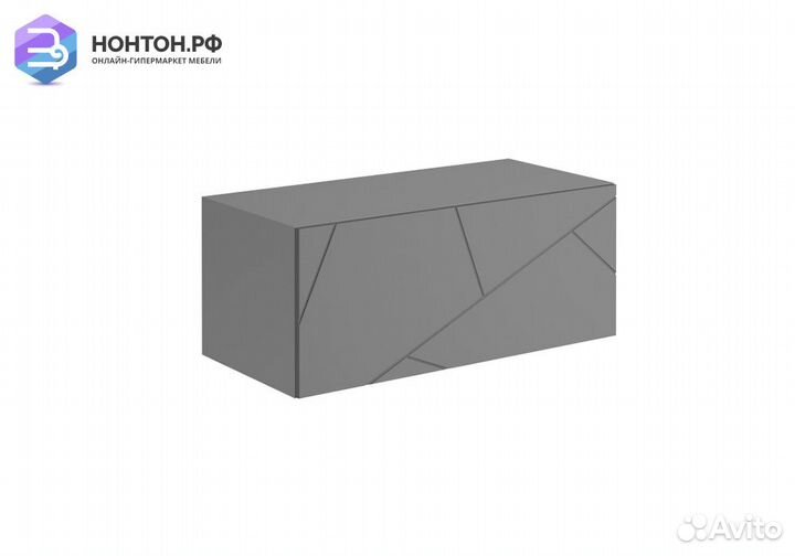 Тумба под тв подвесная Гранж тм-002 серый шифер