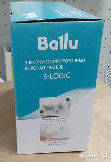 Водонагреватель проточный Ballu 3-Logic TS (3,5 kW