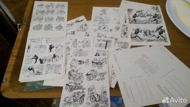 Открытки Битструп(13 шт) в виде книги