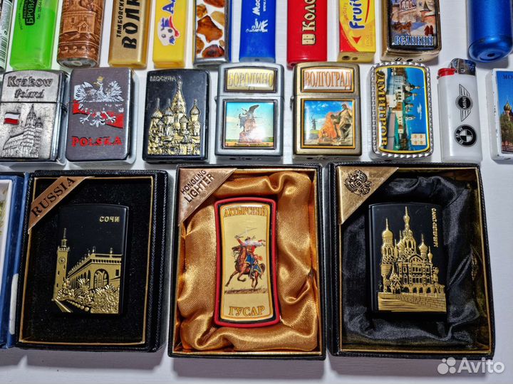 Зажигалки Коллекционные Города Европы России Zippo