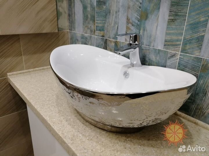 Столешница с раковиной для ванной