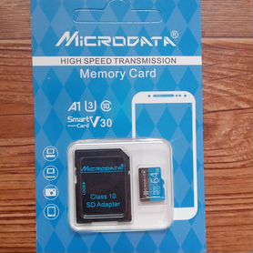 Карта памяти microSD Microdata 64 Gb