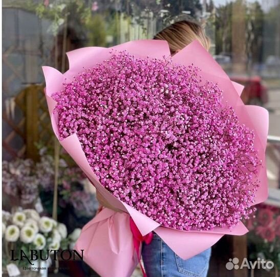 Цветы.Букет Из Гипсофилы в Крсаноярске