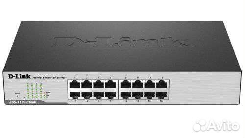 Коммутатор D-Link DGS-1100-16/ME новый