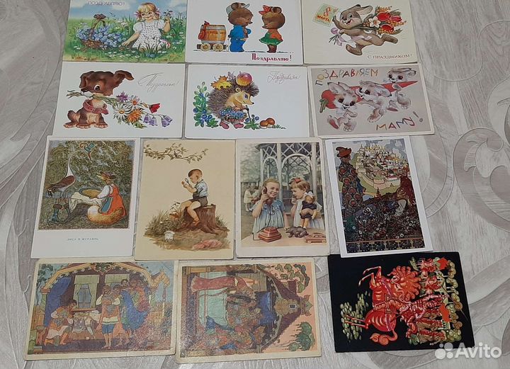 Открытки СССР. художник Зарубин