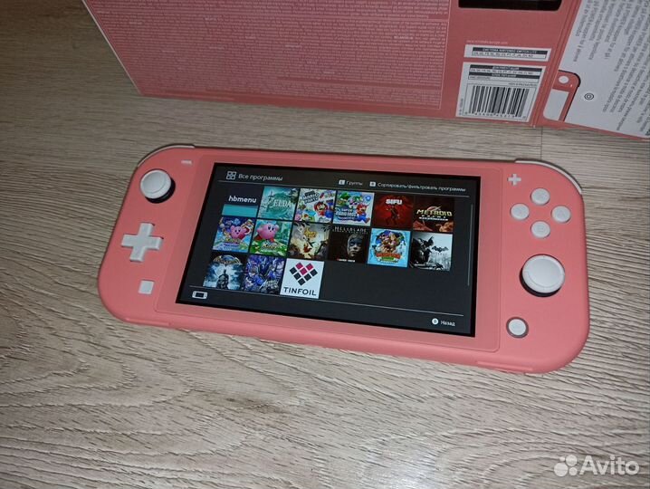 Nintendo switch lite прошитая