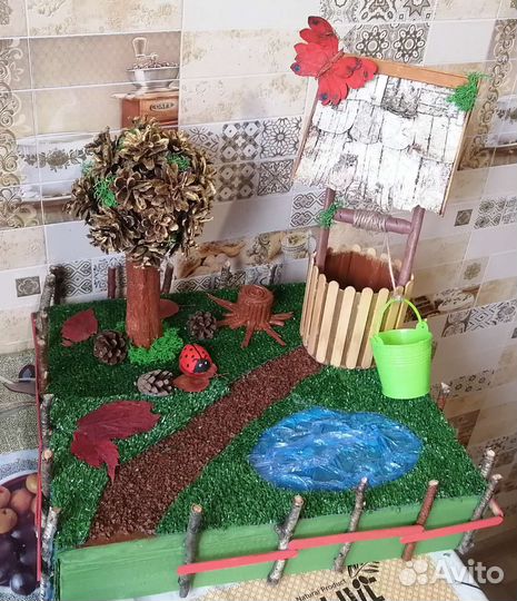 Осенняя поделка из природных материалов