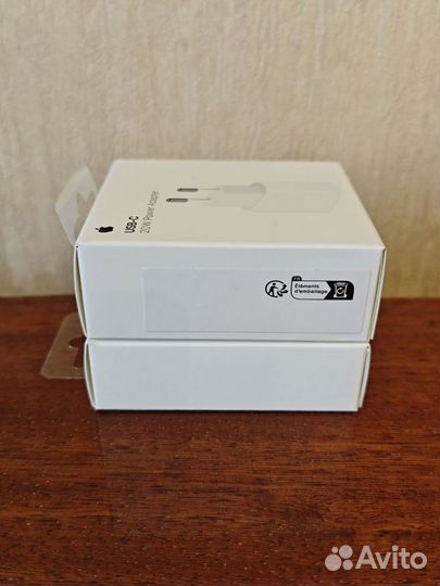 Адаптер Apple 20W + кабель USB-C 1 метр (новые)