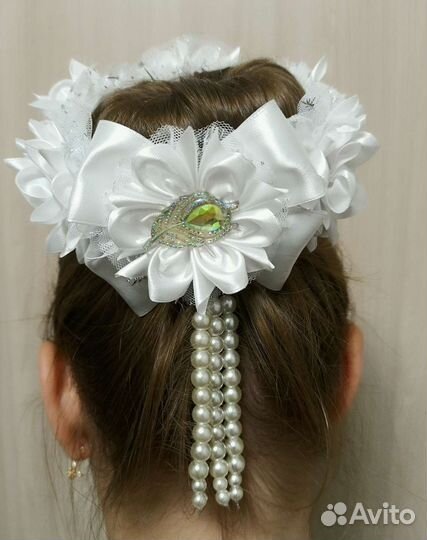 Бант-резинка на пучок