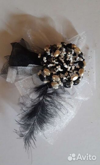 Брошь-заколка ручная работа