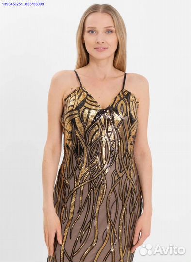 Новогоднее платье с пайетками (Арт.15857)