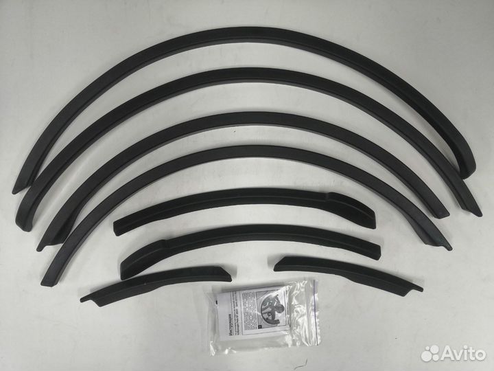 Накладка на арки для а/м с брызговиком Polo