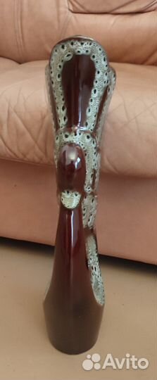 Ваза лебедь цвет коричневый