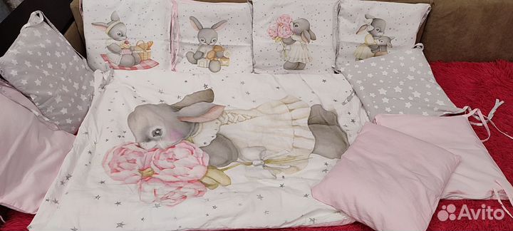 Бортики в детскую кроватку