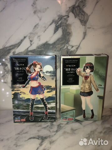 Сборные фигурки 1/12 Egg Girls Collection