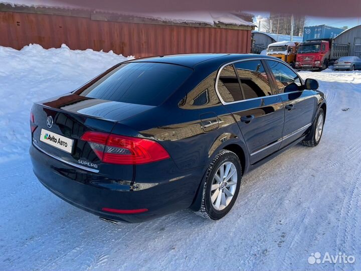 Skoda Superb 2.0 AMT, 2014, 198 000 км