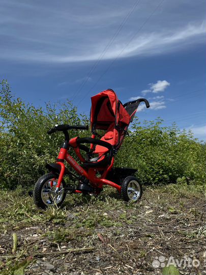 Трехколесный велосипед коляска