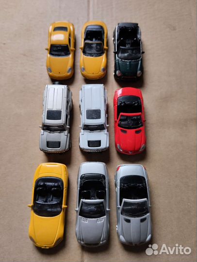 Модель автомобиля welly маленькие