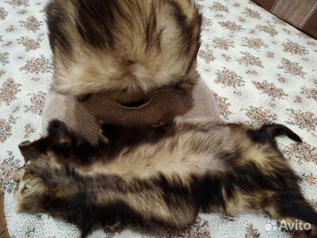 Шапка мужская, шкурка