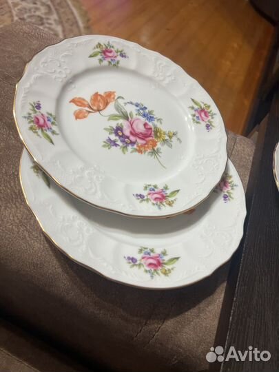 Набор тарелок полевой цветок Bernadotte Чехия