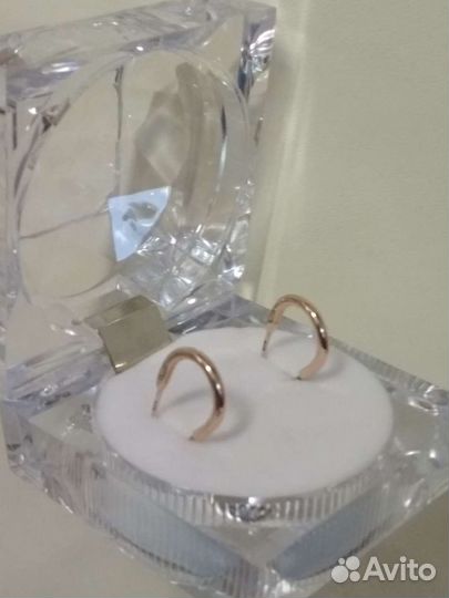 Золотые серьги СССР