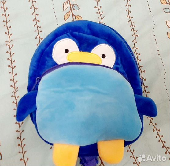 Детский рюкзачок красный и синий