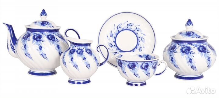 Чайные сервизы Гжель